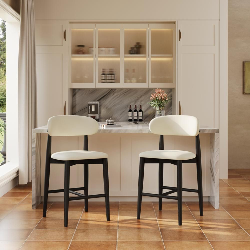 Lawson 61 cm Mid-Century Counter Stools — Set of 2