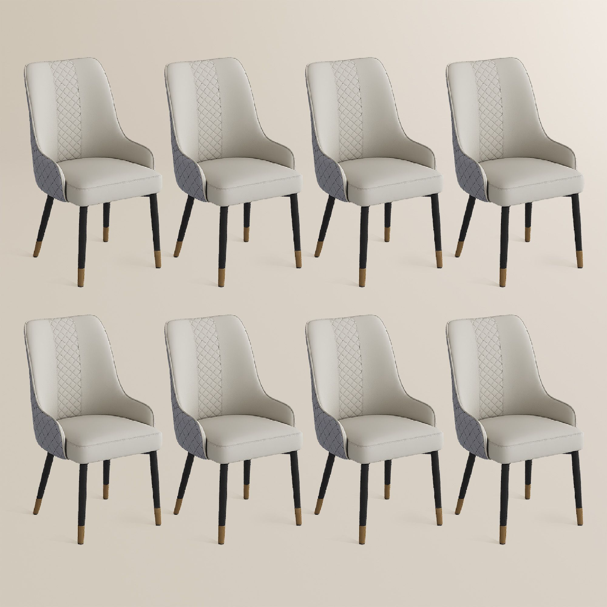 Norrin – Set of 2 Modern Upholstered Dining Chairs