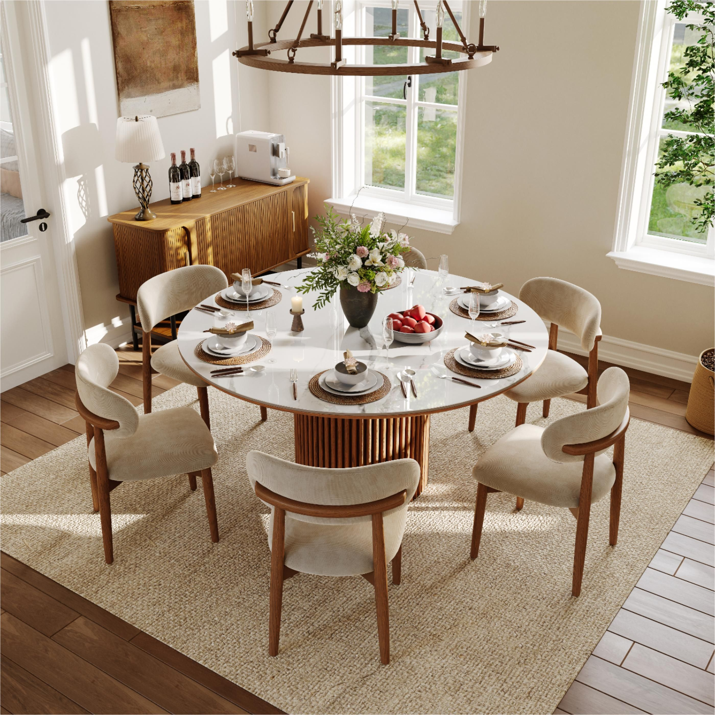 Lawson – Mid-Century Modern Dining Chair Set (2 pcs)