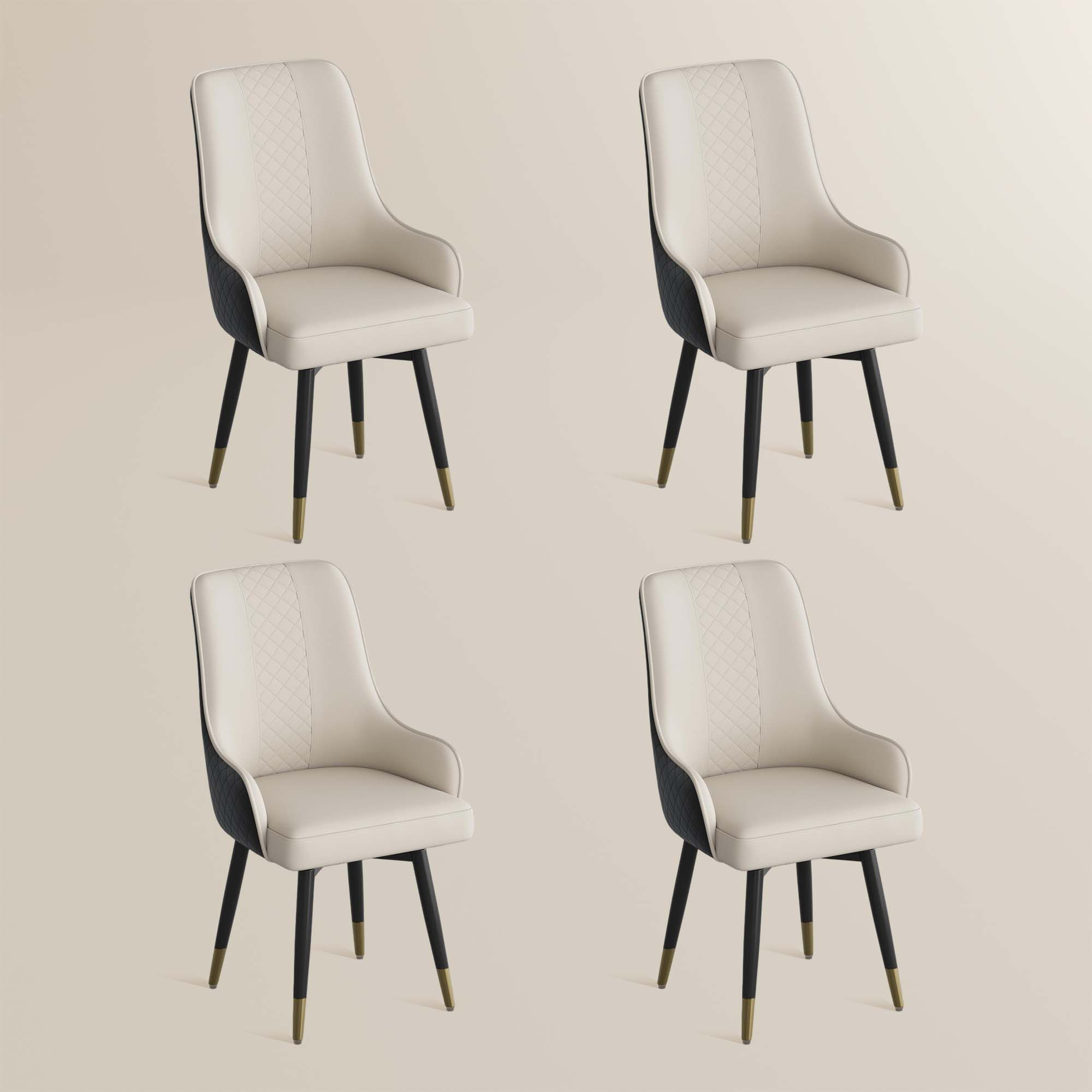 Norrin – Set of 2 Modern Upholstered Dining Chairs