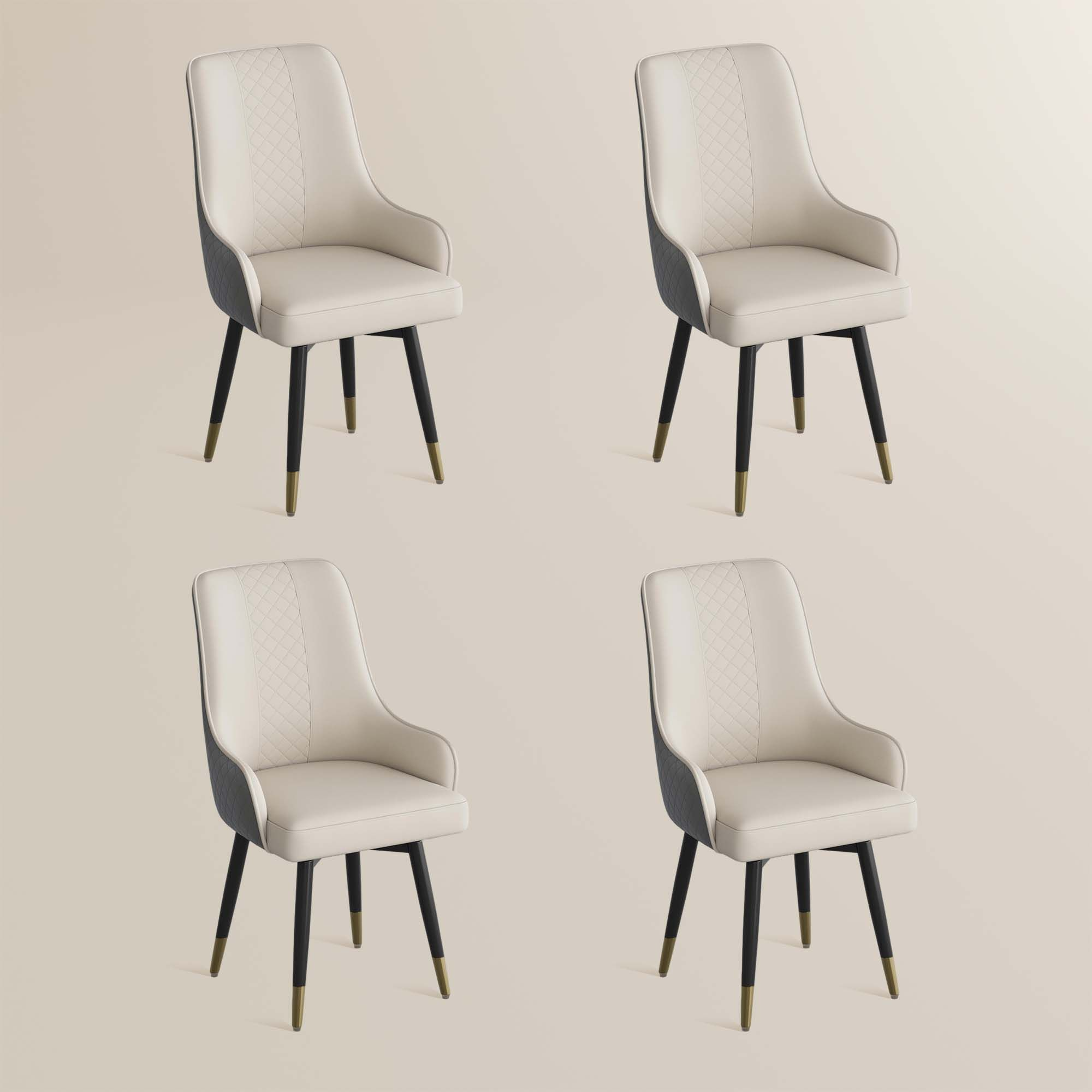 Norrin – Set of 2 Modern Upholstered Dining Chairs