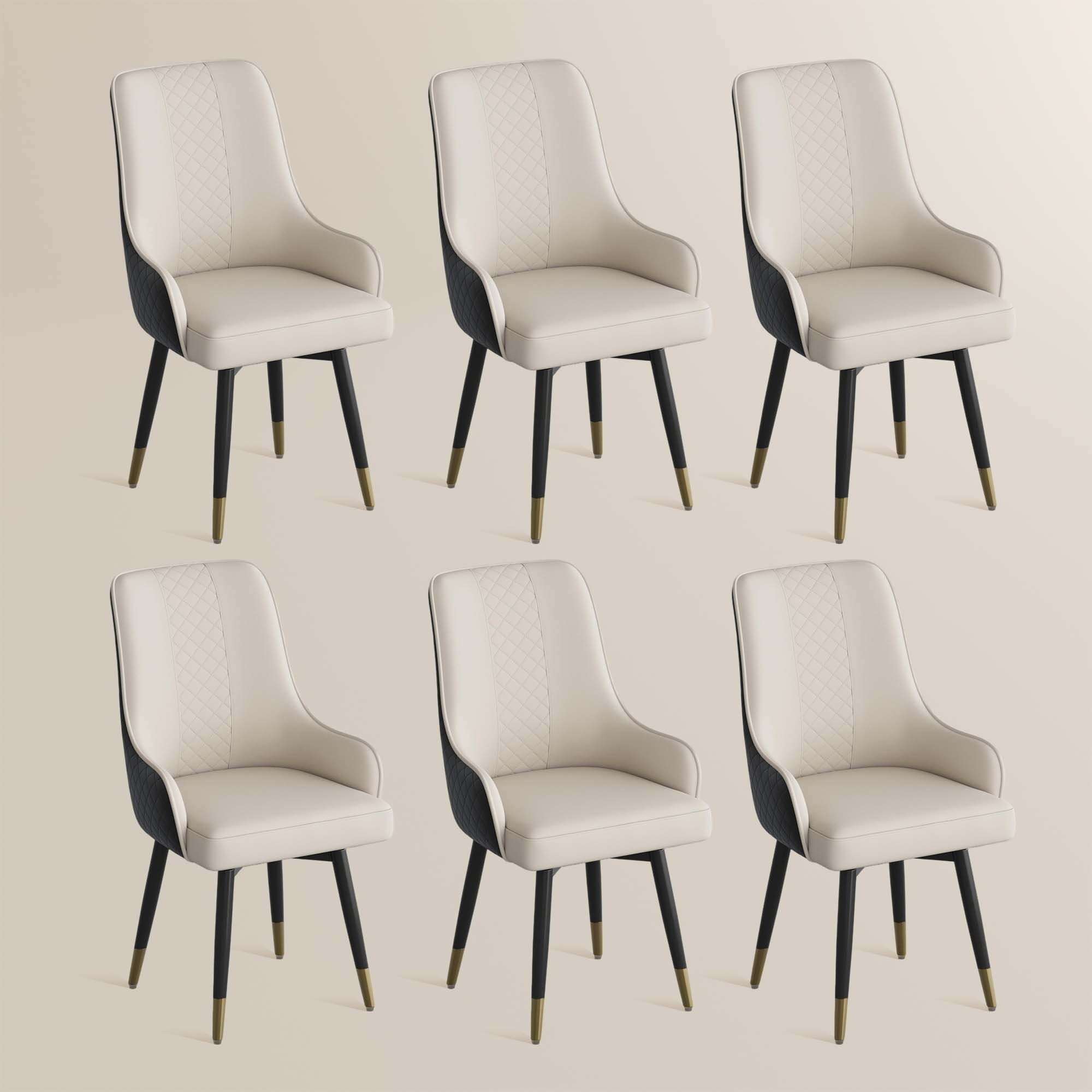 Norrin – Set of 2 Modern Upholstered Dining Chairs