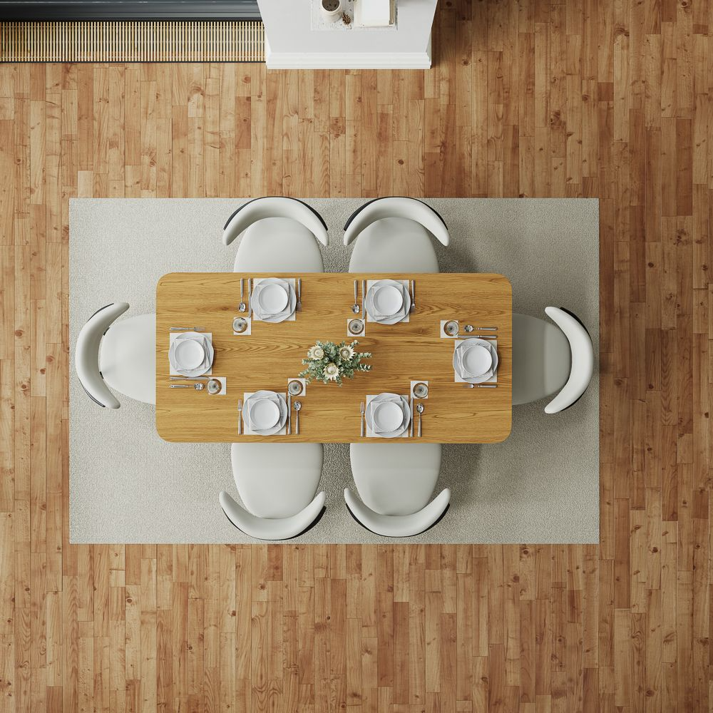 NovaLux Rectangular Sintered Stone Dining Table