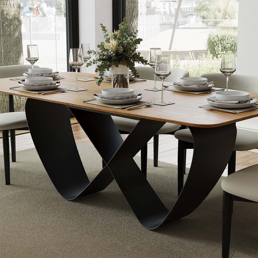 NovaLux Rectangular Sintered Stone Dining Table
