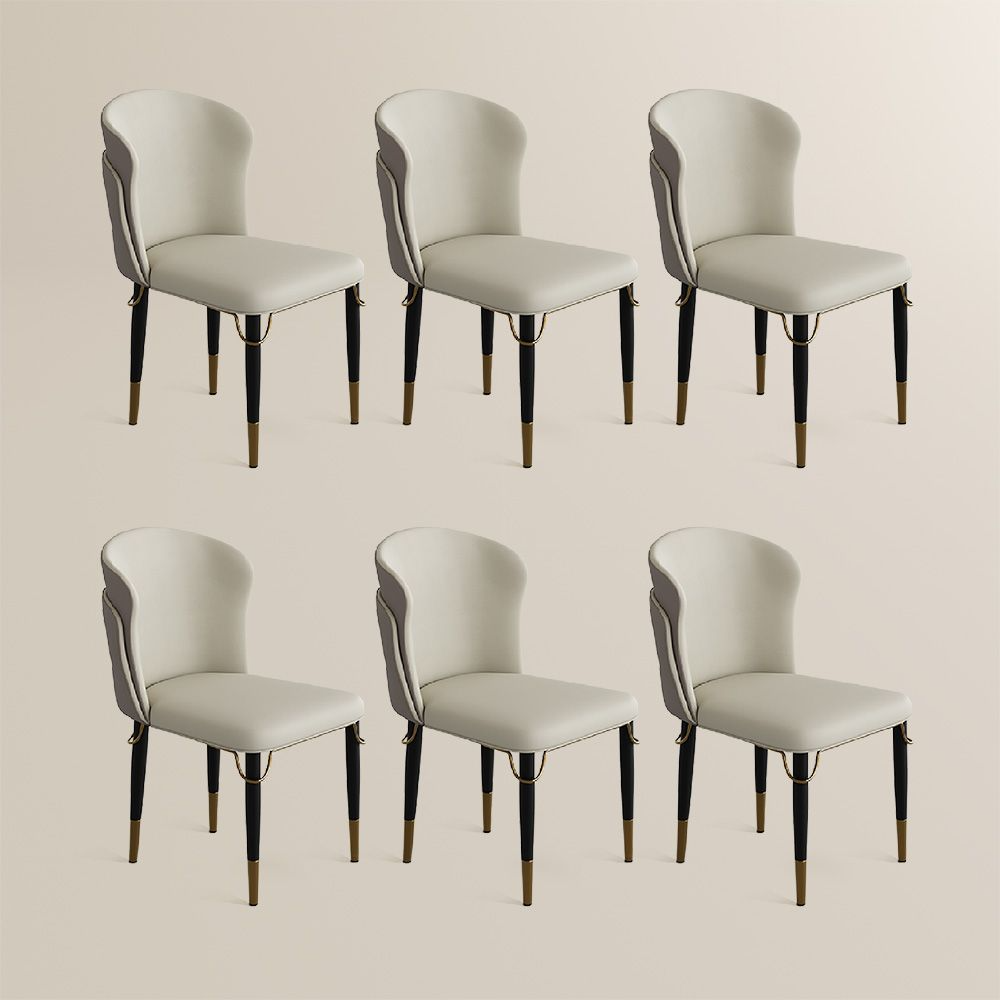 Solena Pair of Modern Upholstered Dining Chairs