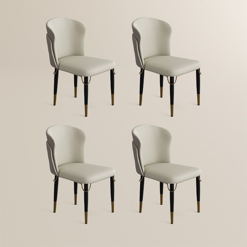 Solena Pair of Modern Upholstered Dining Chairs
