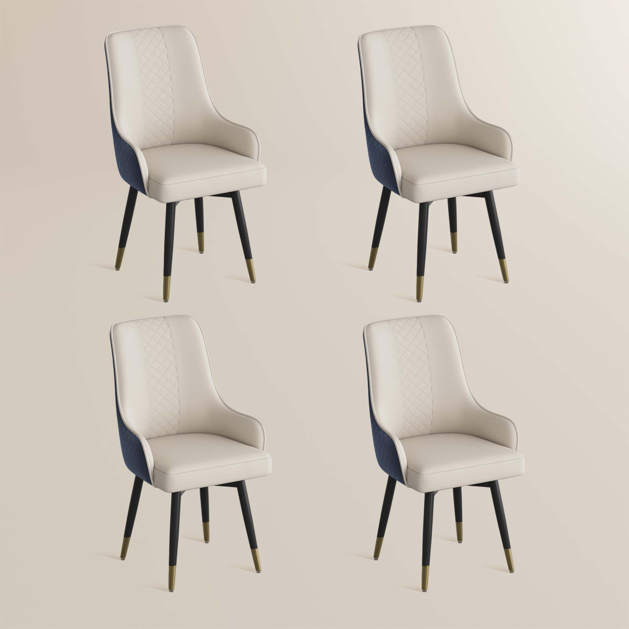 Norrin – Set of 2 Modern Upholstered Dining Chairs