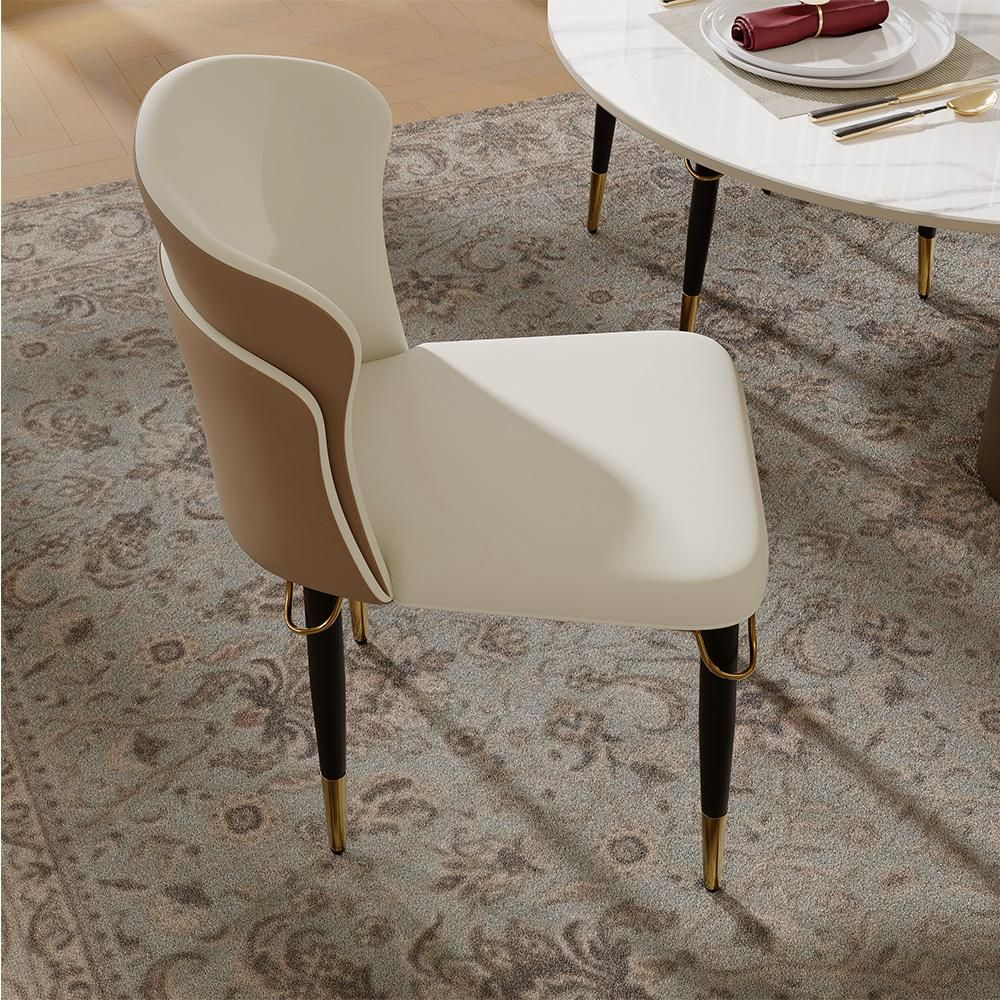 Solena Pair of Modern Upholstered Dining Chairs