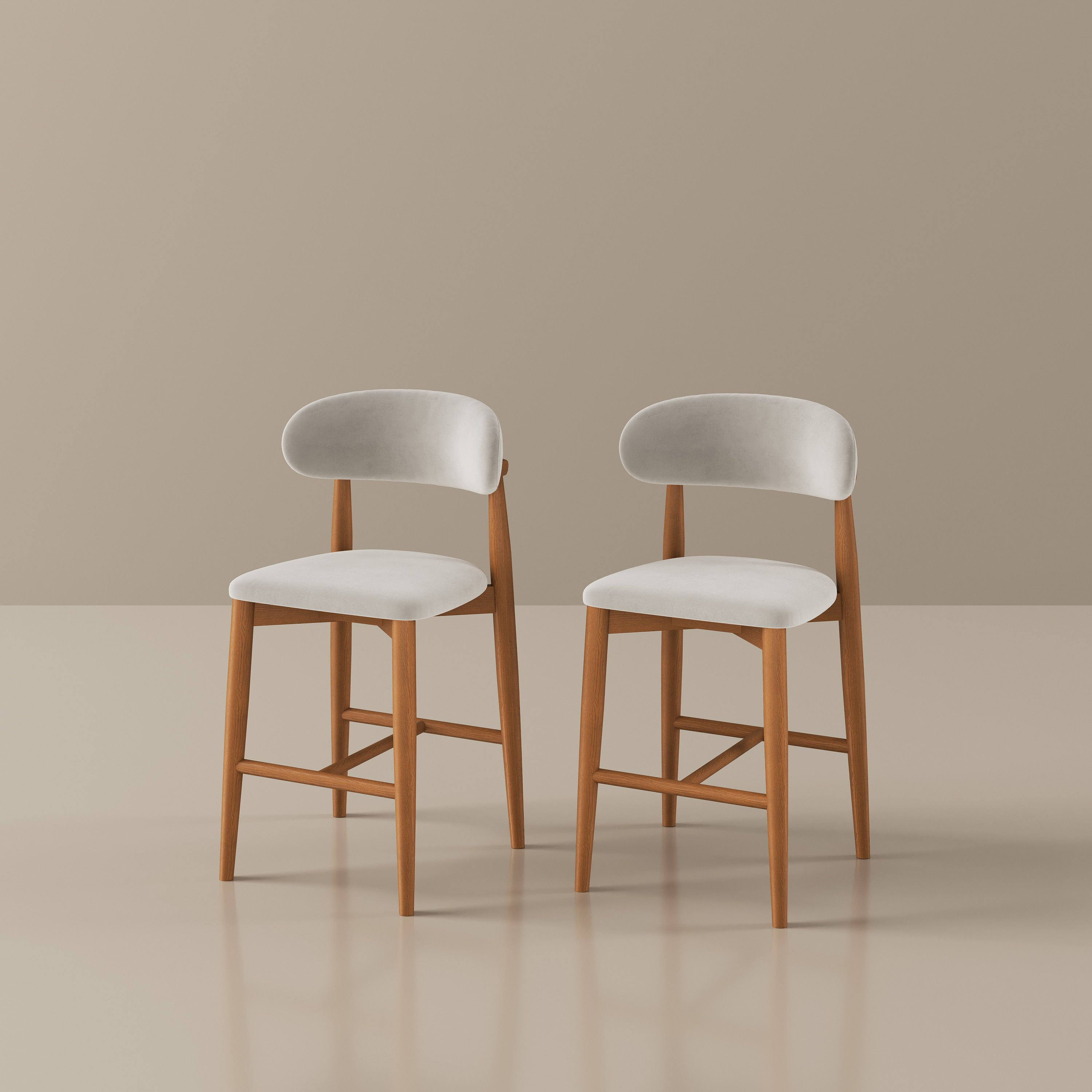 Lawson 61 cm Mid-Century Counter Stools — Set of 2