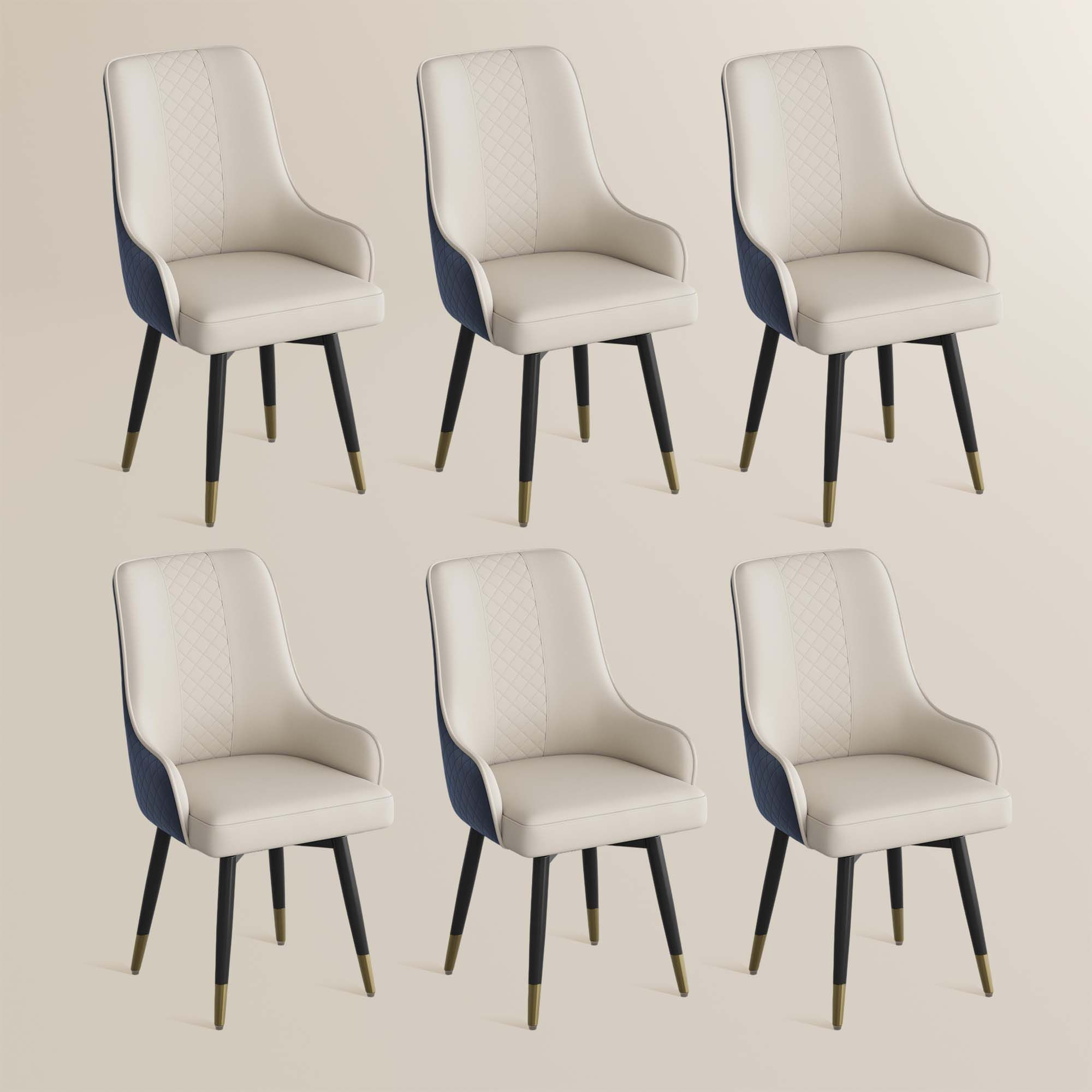 Norrin – Set of 2 Modern Upholstered Dining Chairs