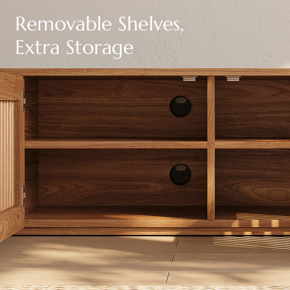 Aeolus Modern Wood TV Stand