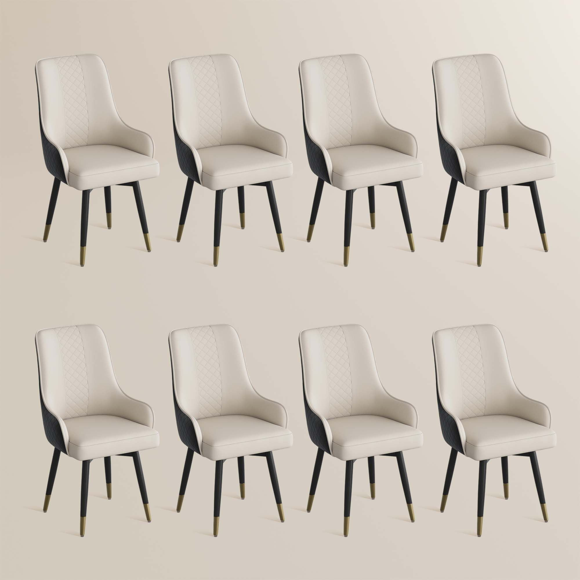Norrin – Set of 2 Modern Upholstered Dining Chairs