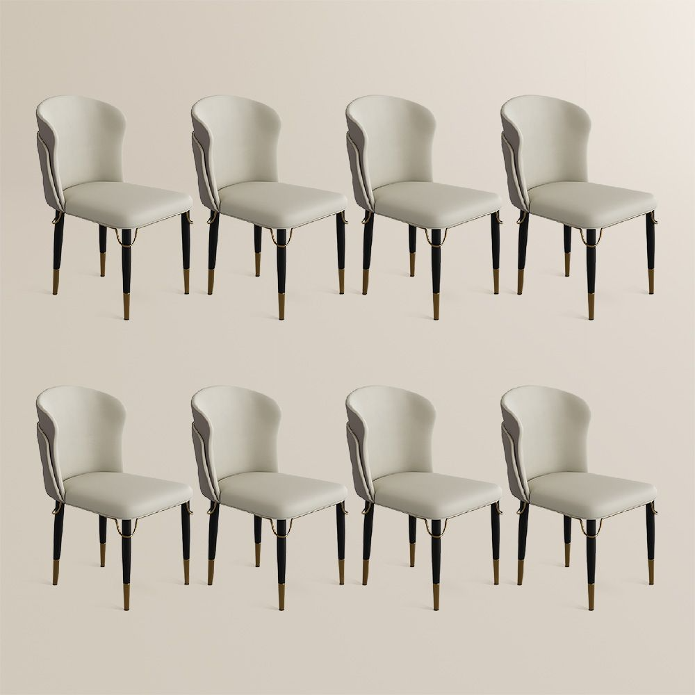 Solena Pair of Modern Upholstered Dining Chairs