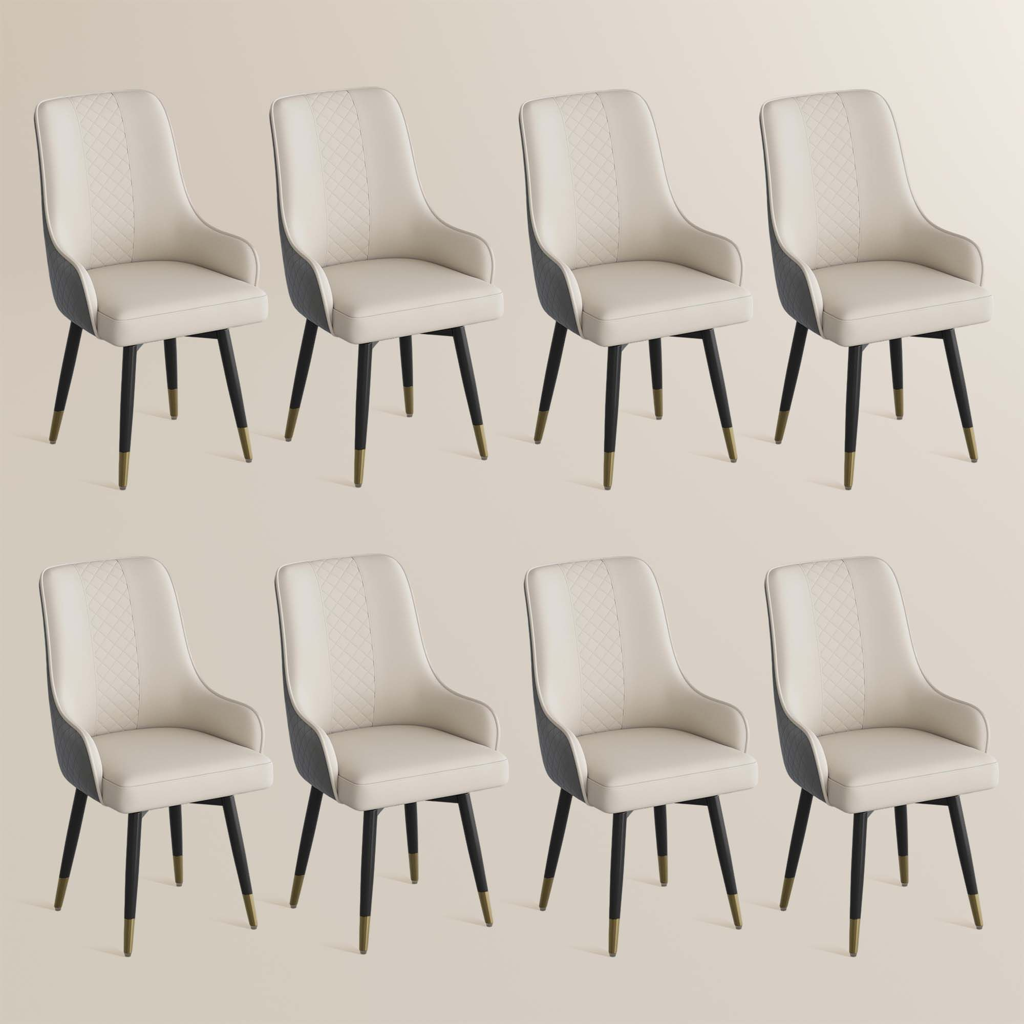 Norrin – Set of 2 Modern Upholstered Dining Chairs
