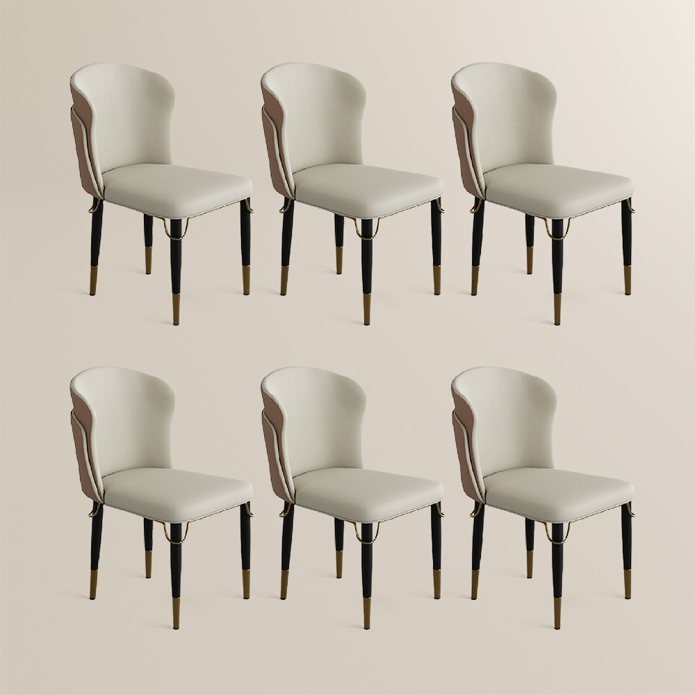 Solena Pair of Modern Upholstered Dining Chairs