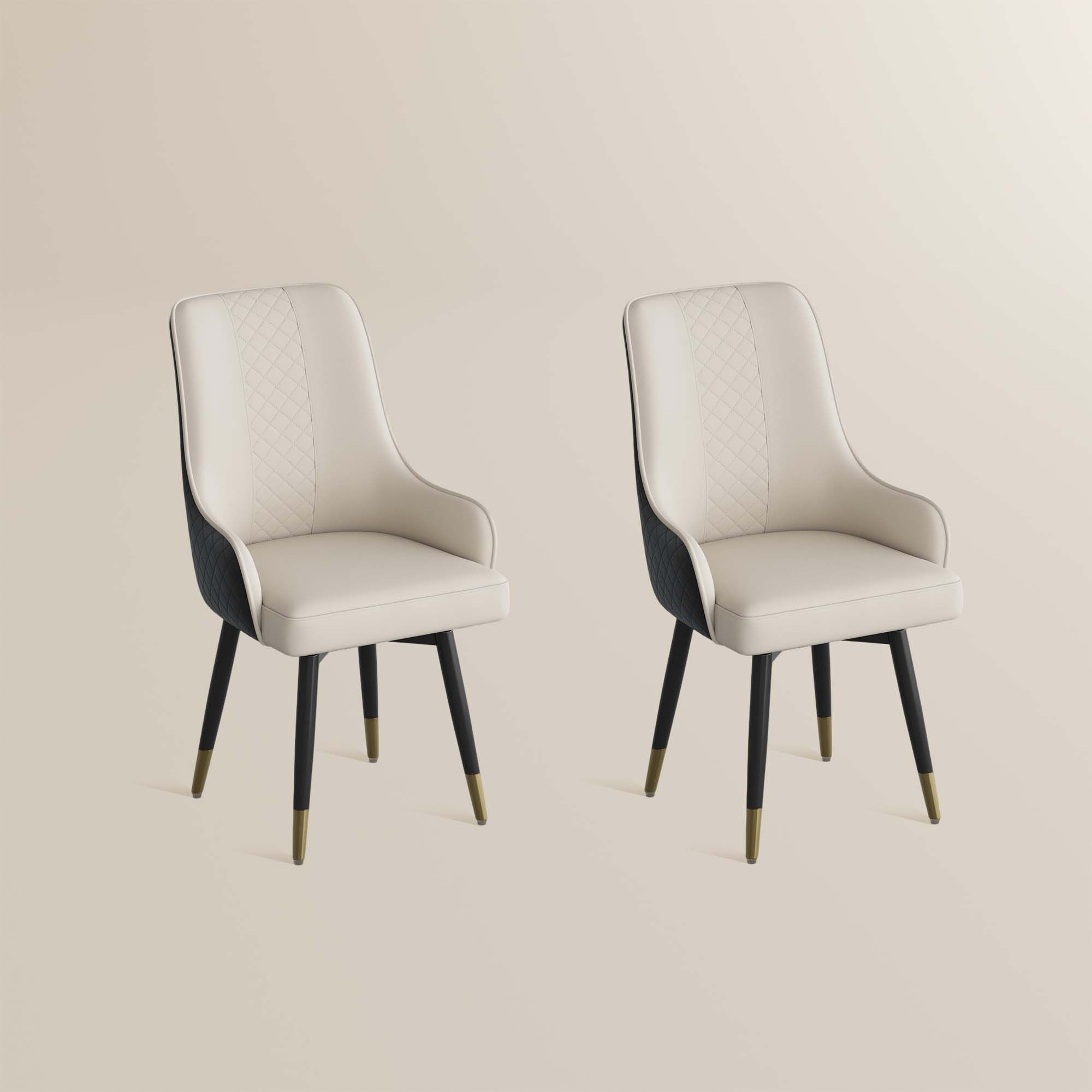 Norrin – Set of 2 Modern Upholstered Dining Chairs