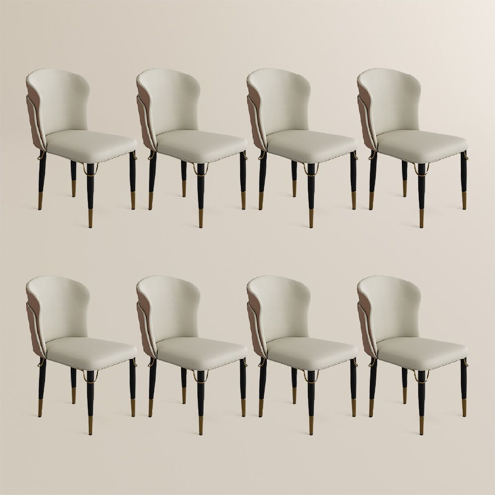 Solena Pair of Modern Upholstered Dining Chairs