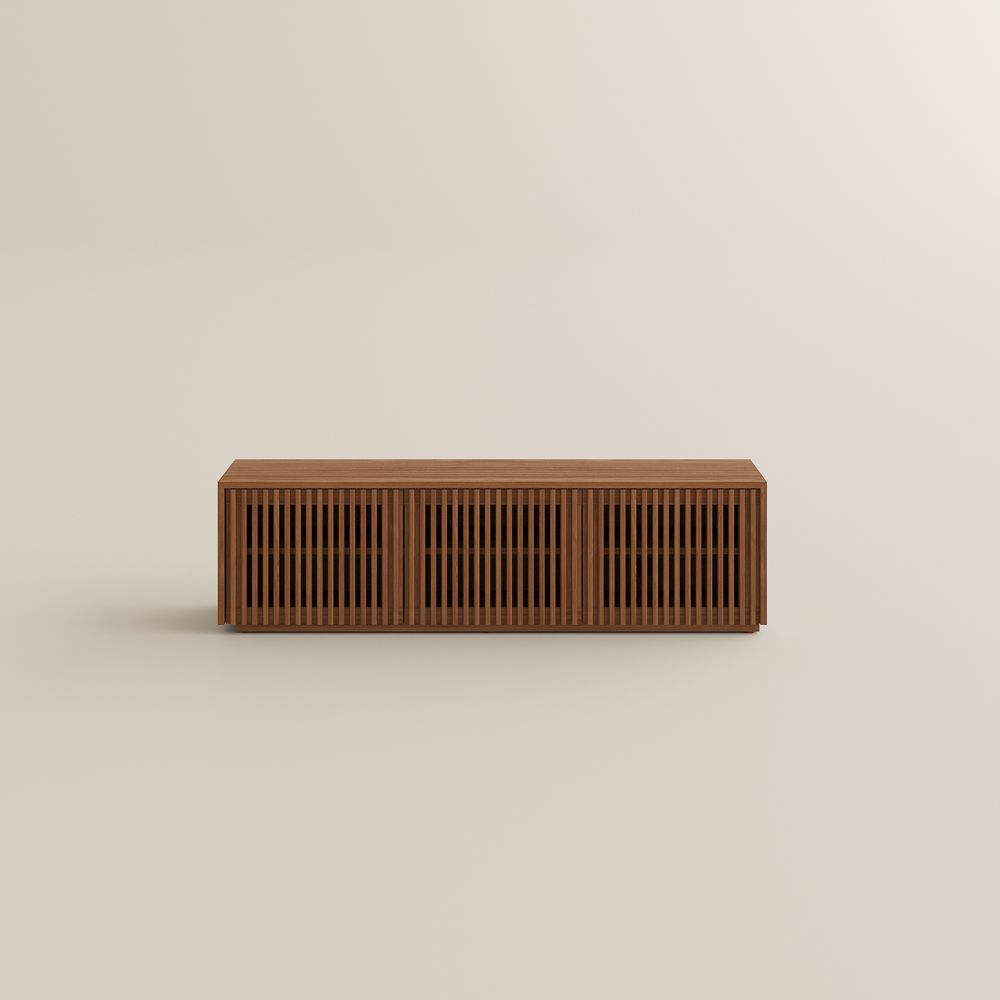 Aeolus Modern Wood TV Stand