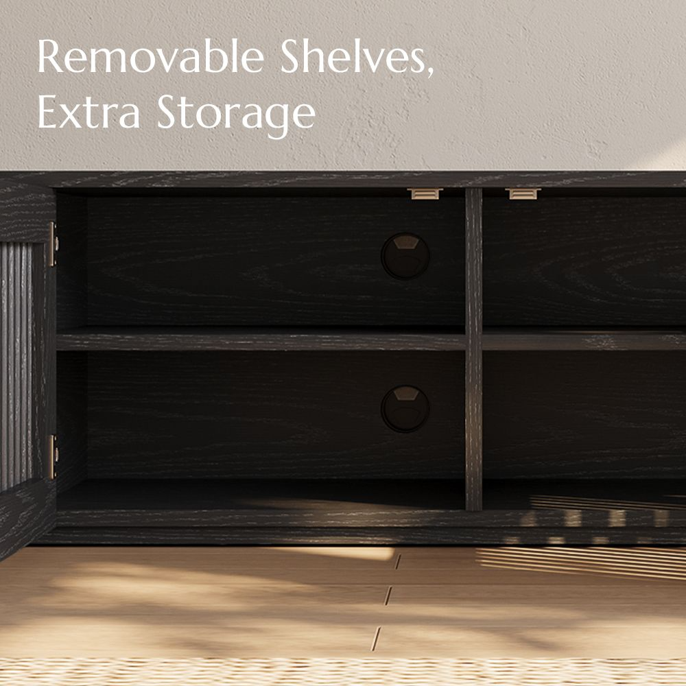 Aeolus Modern Wood TV Stand