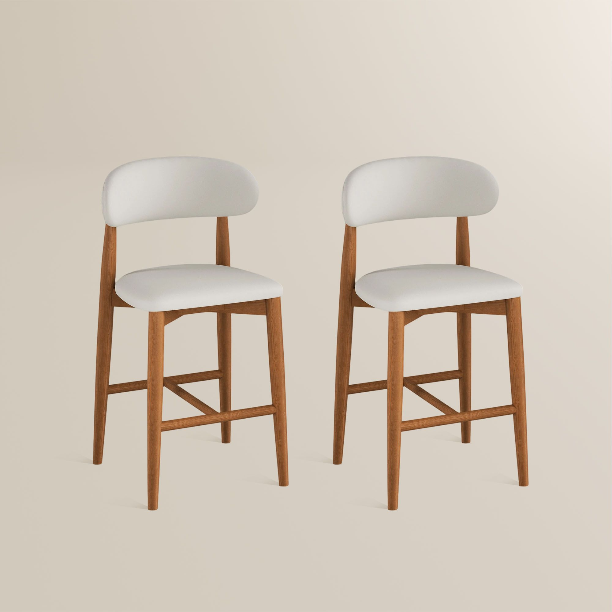 Lawson 61 cm Mid-Century Counter Stools — Set of 2