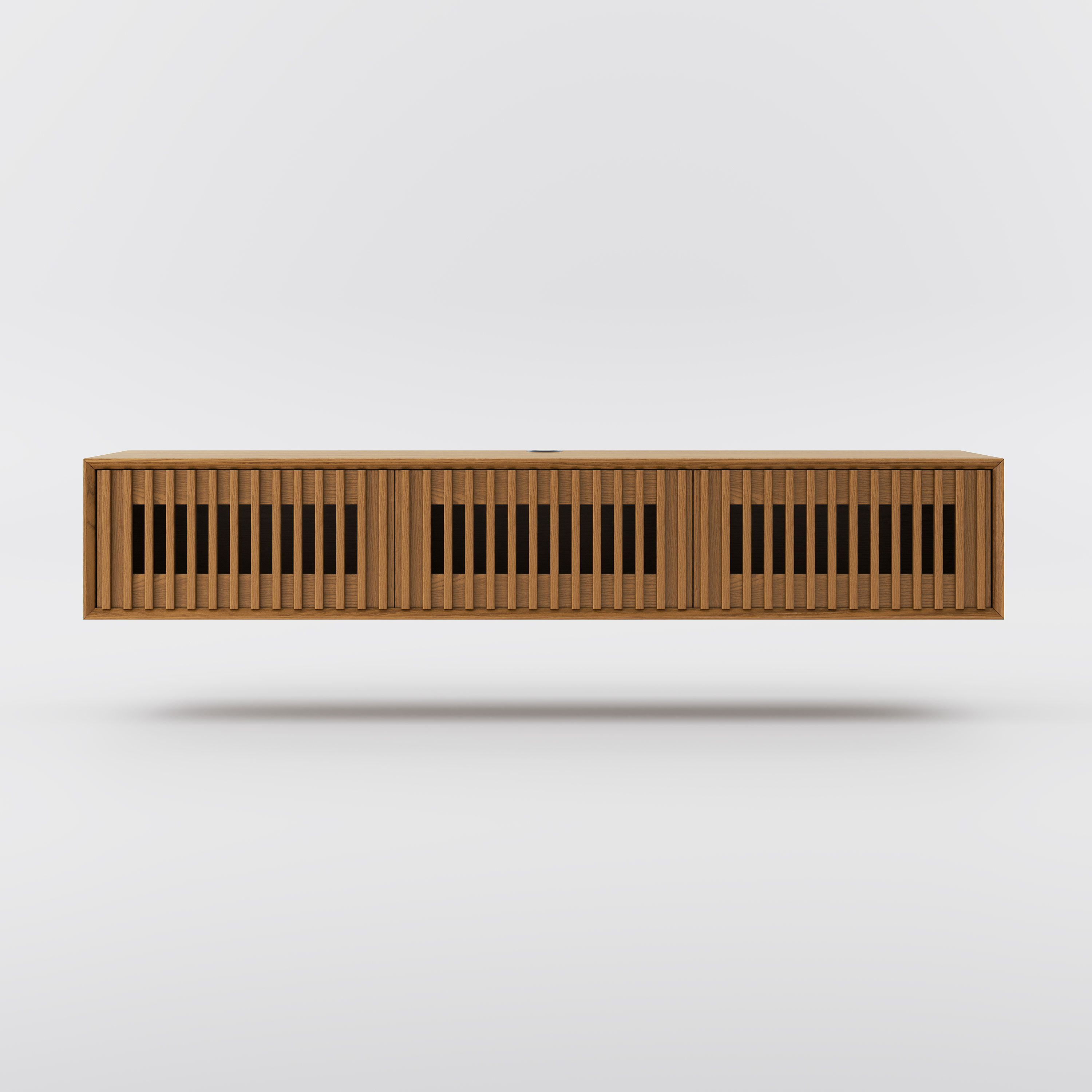 Aeolus Mid-Century Floating LED TV Console