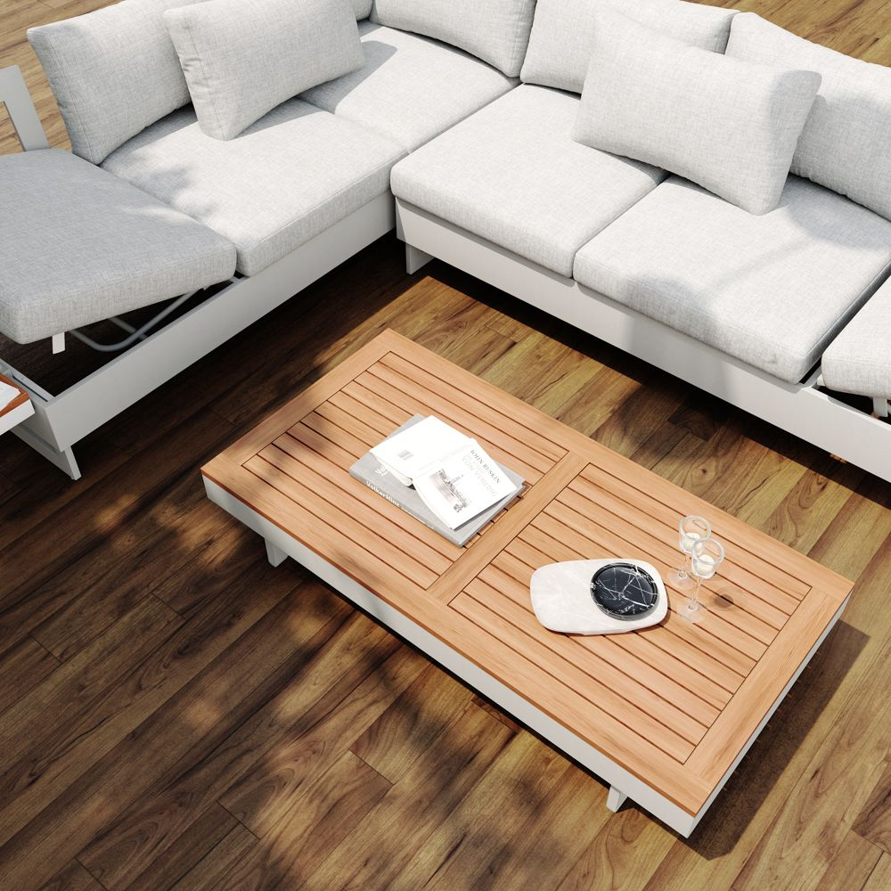 Solterra 140 cm Outdoor Coffee Table