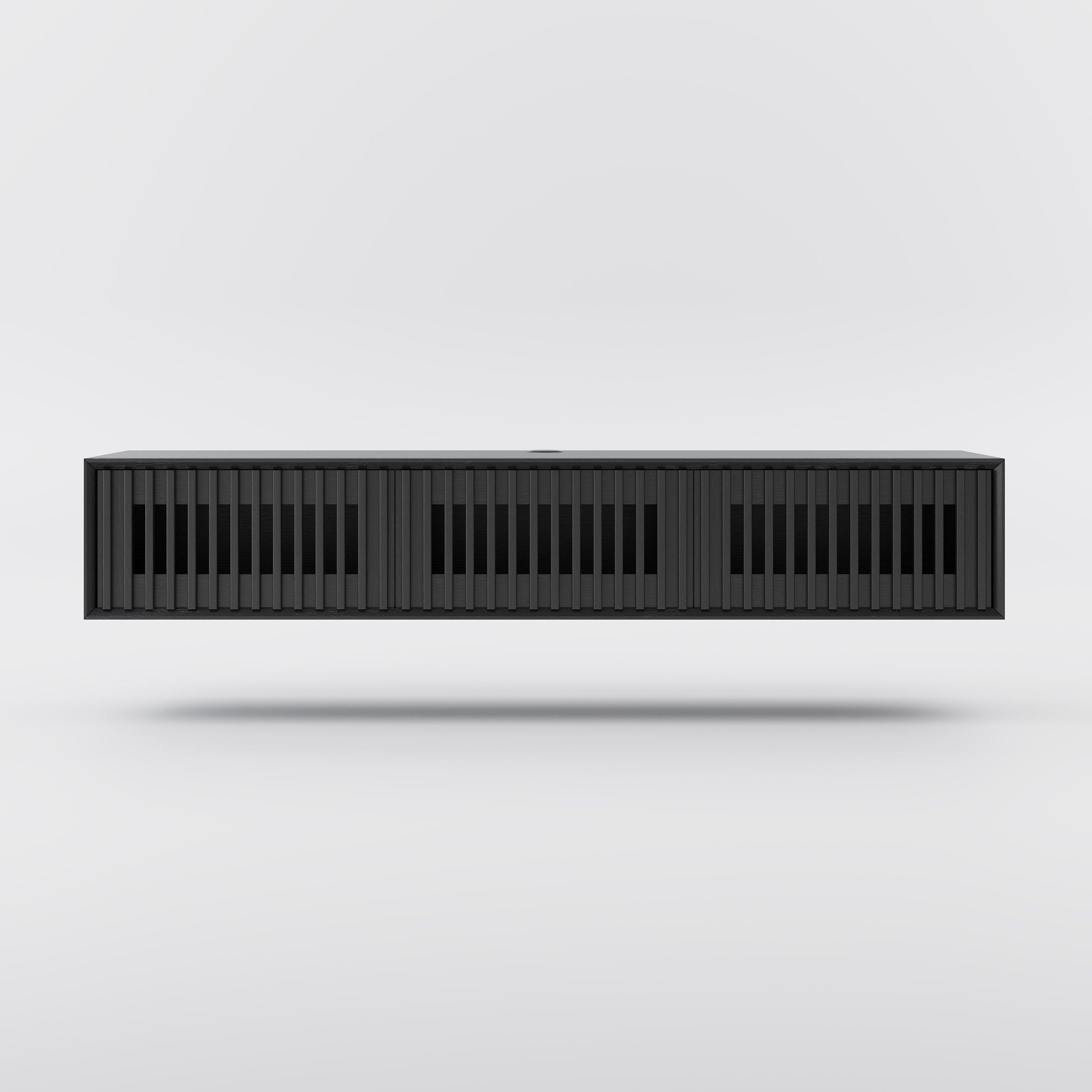 Aeolus Mid-Century Floating LED TV Console