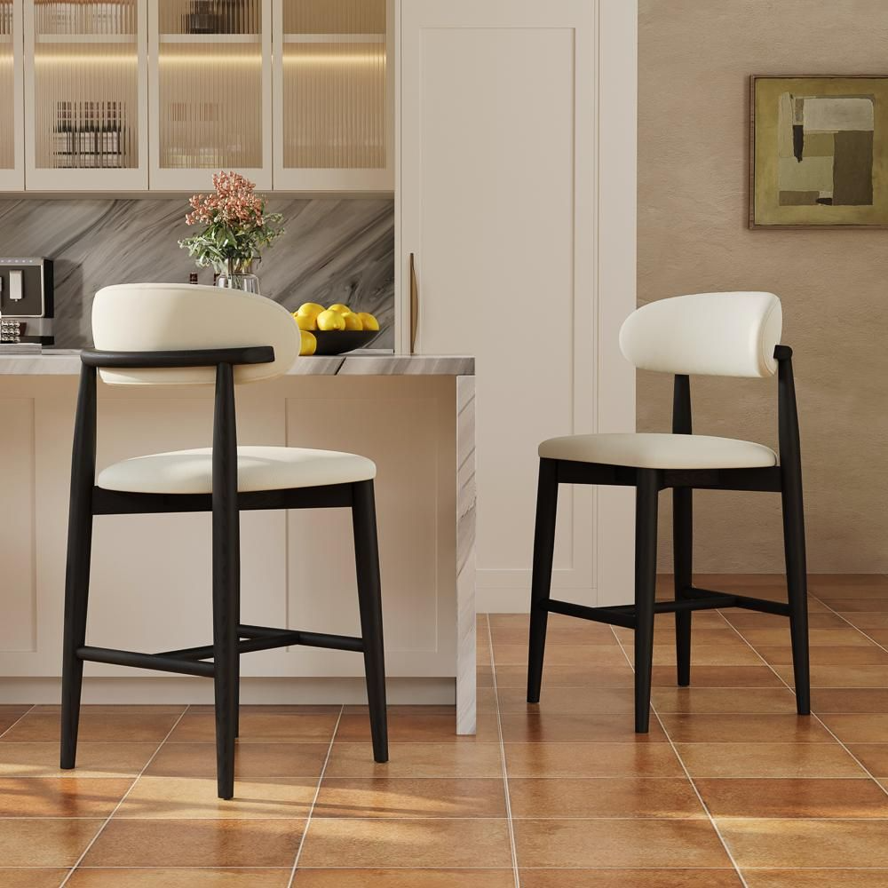 Lawson 61 cm Mid-Century Counter Stools — Set of 2