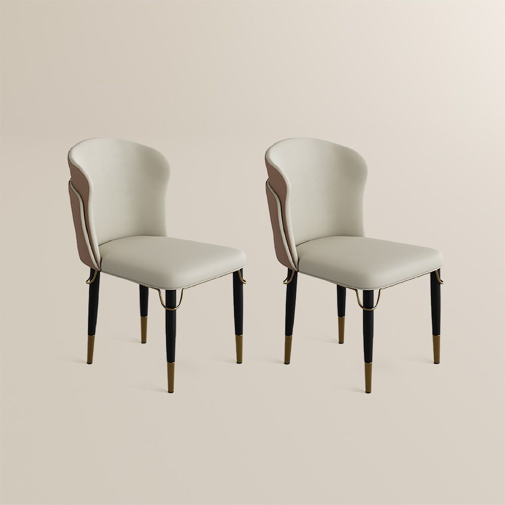 Solena Pair of Modern Upholstered Dining Chairs