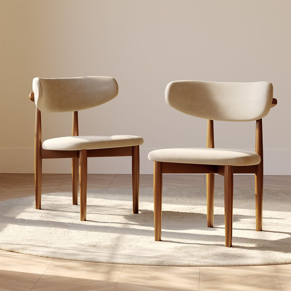 Lawson – Mid-Century Modern Dining Chair Set (2 pcs)