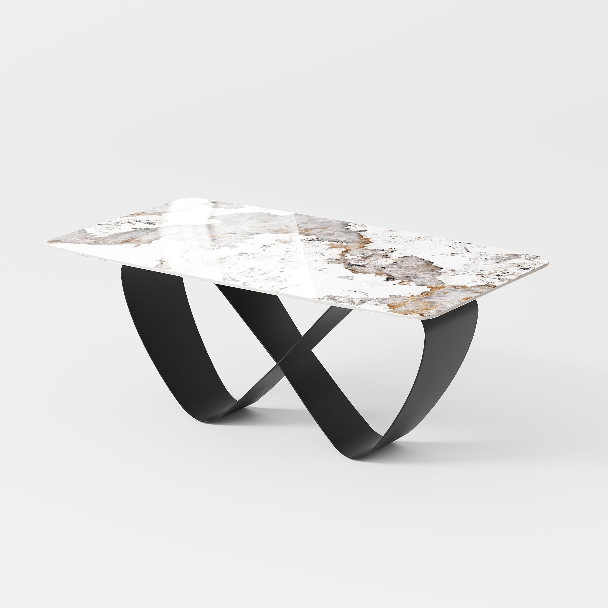 NovaLux Rectangular Sintered Stone Dining Table