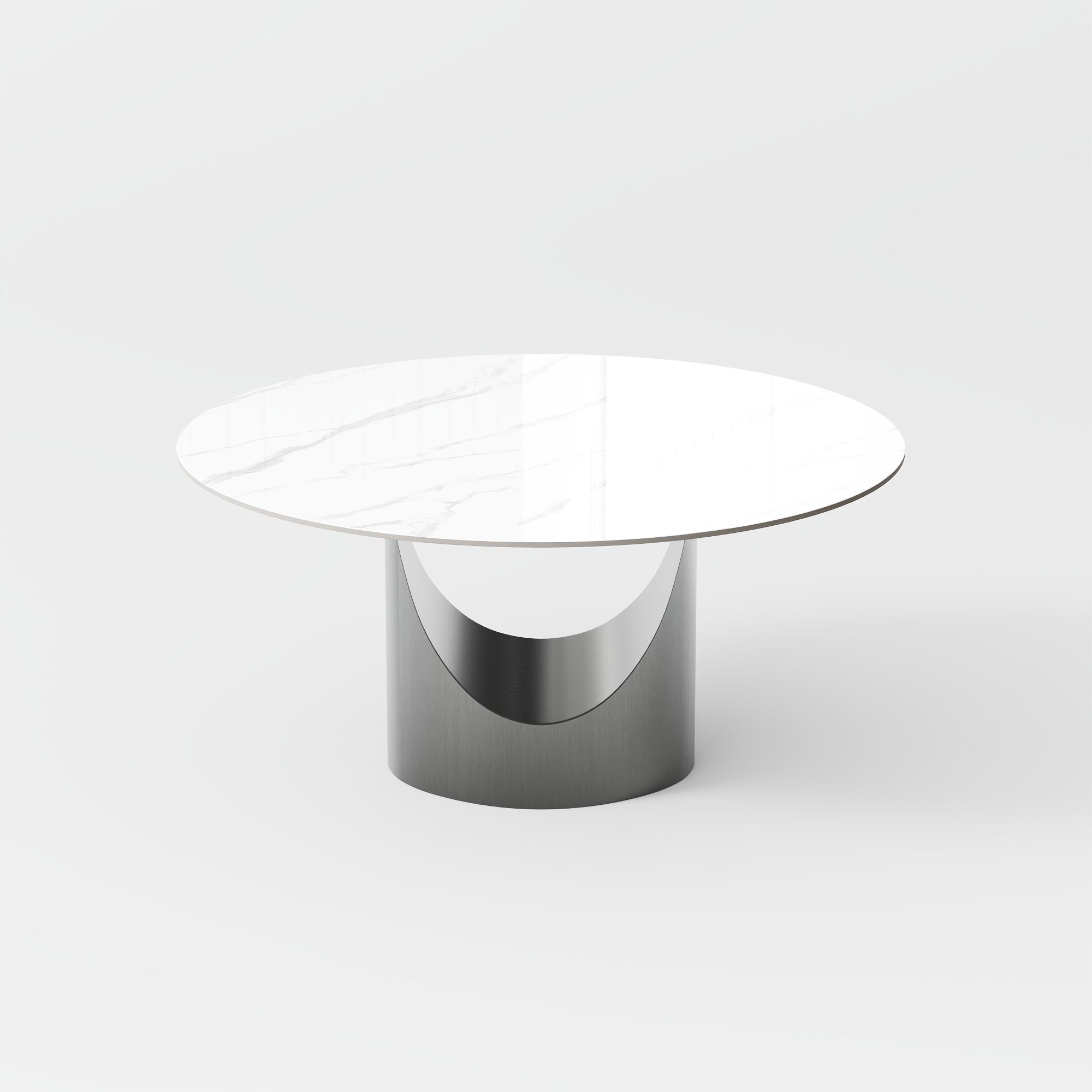 Aurelio Luxe Round Sintered Stone Dining Table
