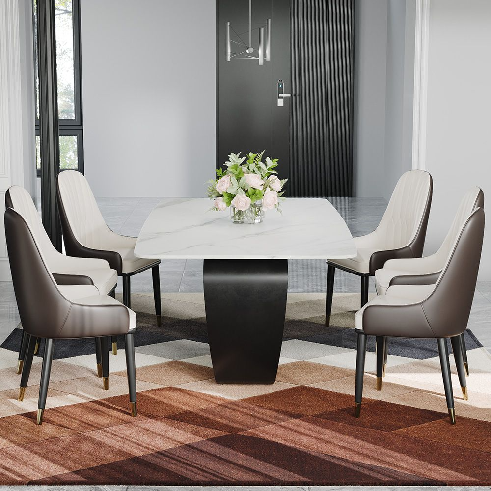 NovaLux Rectangular Sintered Stone Dining Table