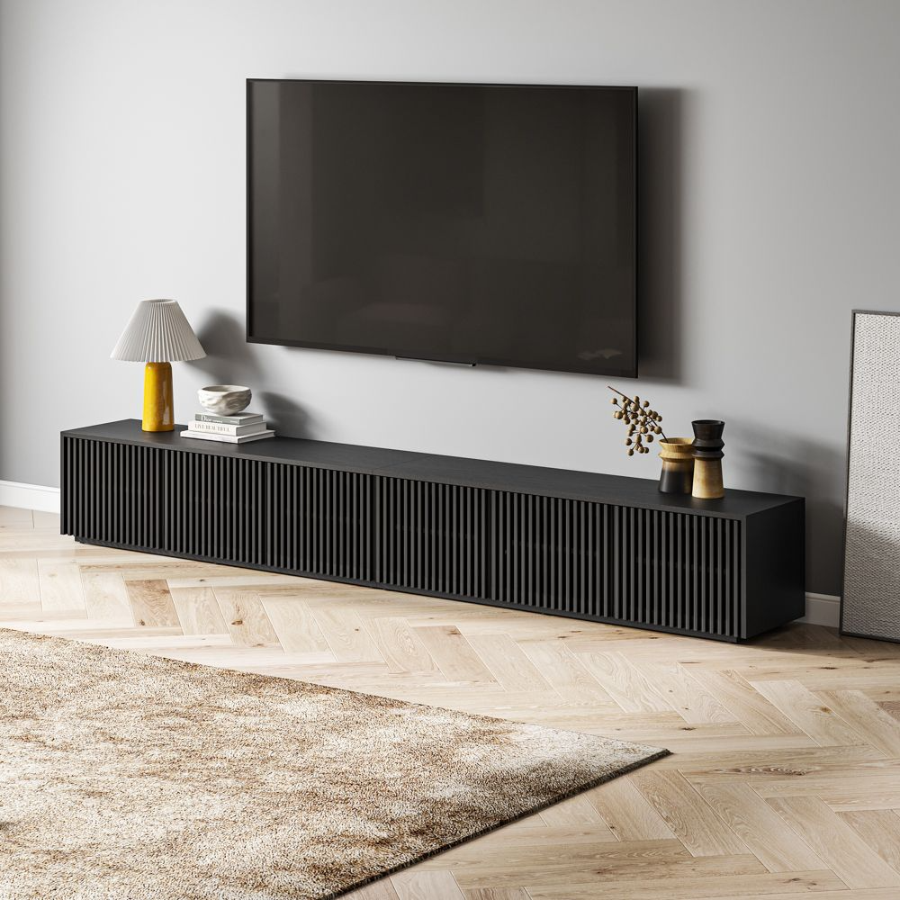 Aeolus Modern Wood TV Stand