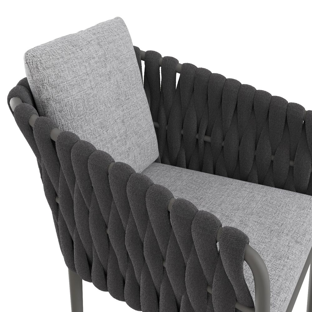 Solaro 60 cm Outdoor Wicker Chair — Set of 2