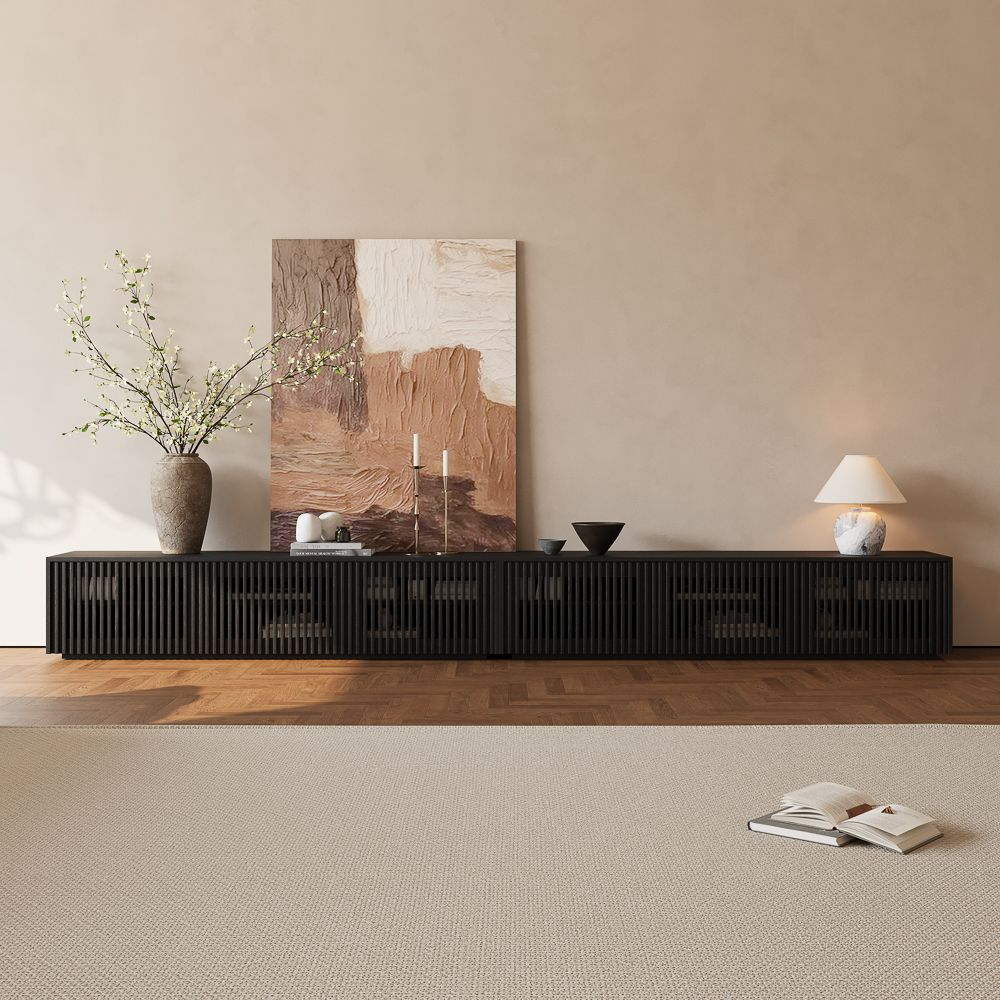 Aeolus Modern Wood TV Stand