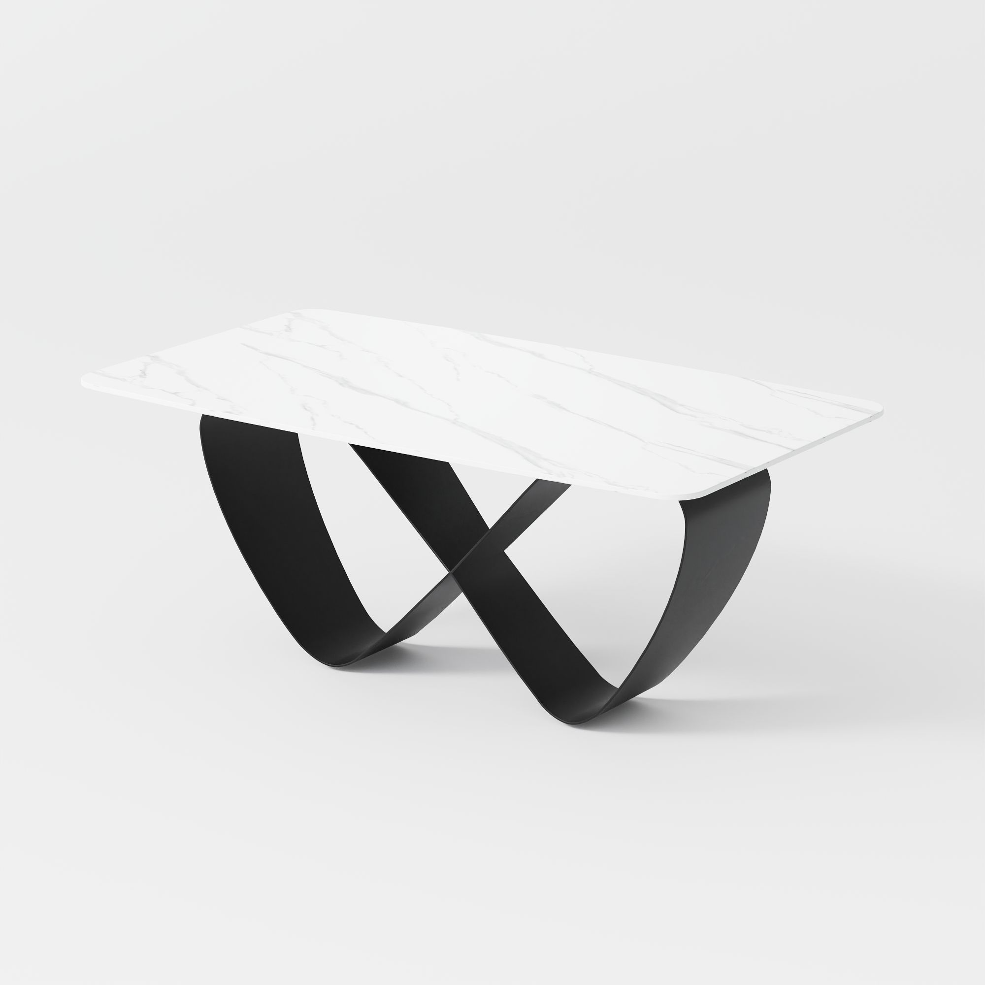 NovaLux Rectangular Sintered Stone Dining Table