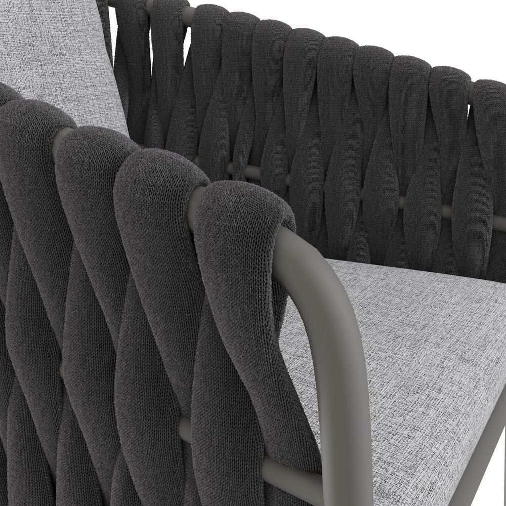 Solaro 60 cm Outdoor Wicker Chair — Set of 2