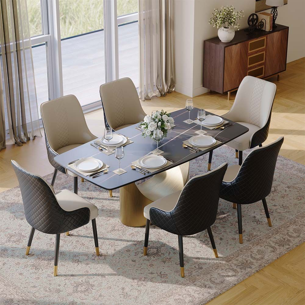 Norrin – Set of 2 Modern Upholstered Dining Chairs