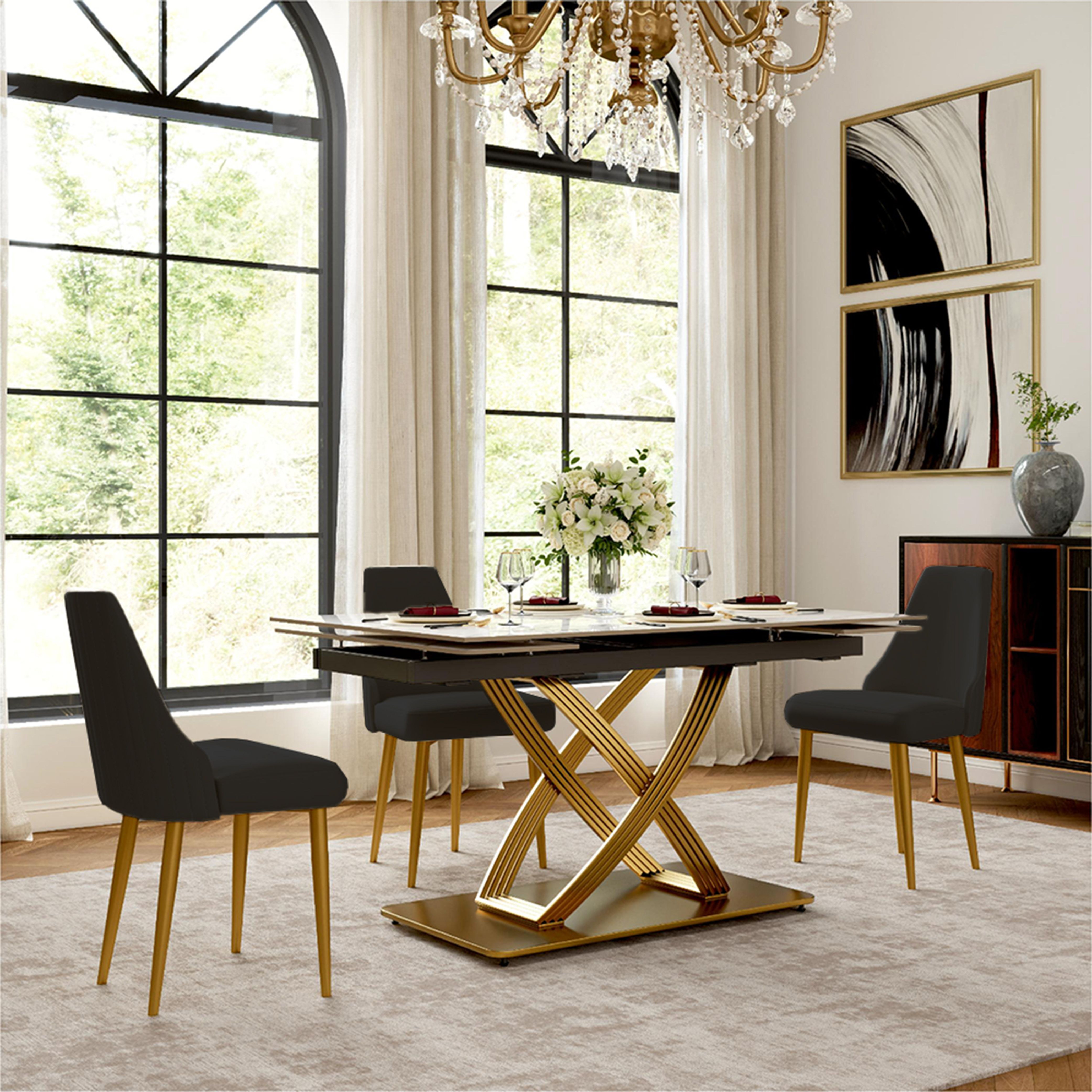 Savora Set of 2 Upholstered Dining Chairs