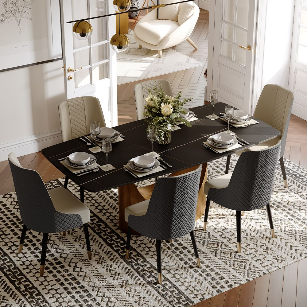 Norrin – Set of 2 Modern Upholstered Dining Chairs