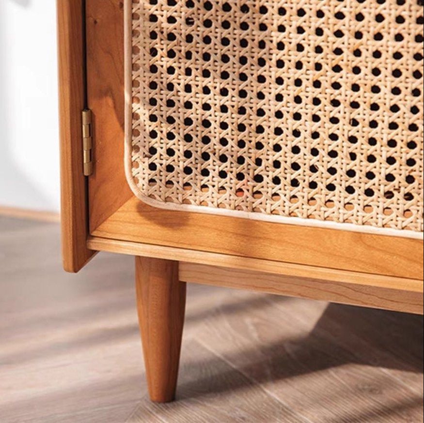 EDEN Rustic Rattan Display Cabinet - Exclusivia