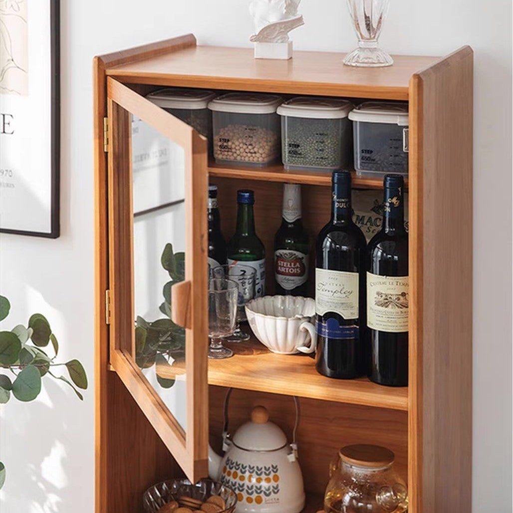 EDEN Rustic Rattan Display Cabinet - Exclusivia