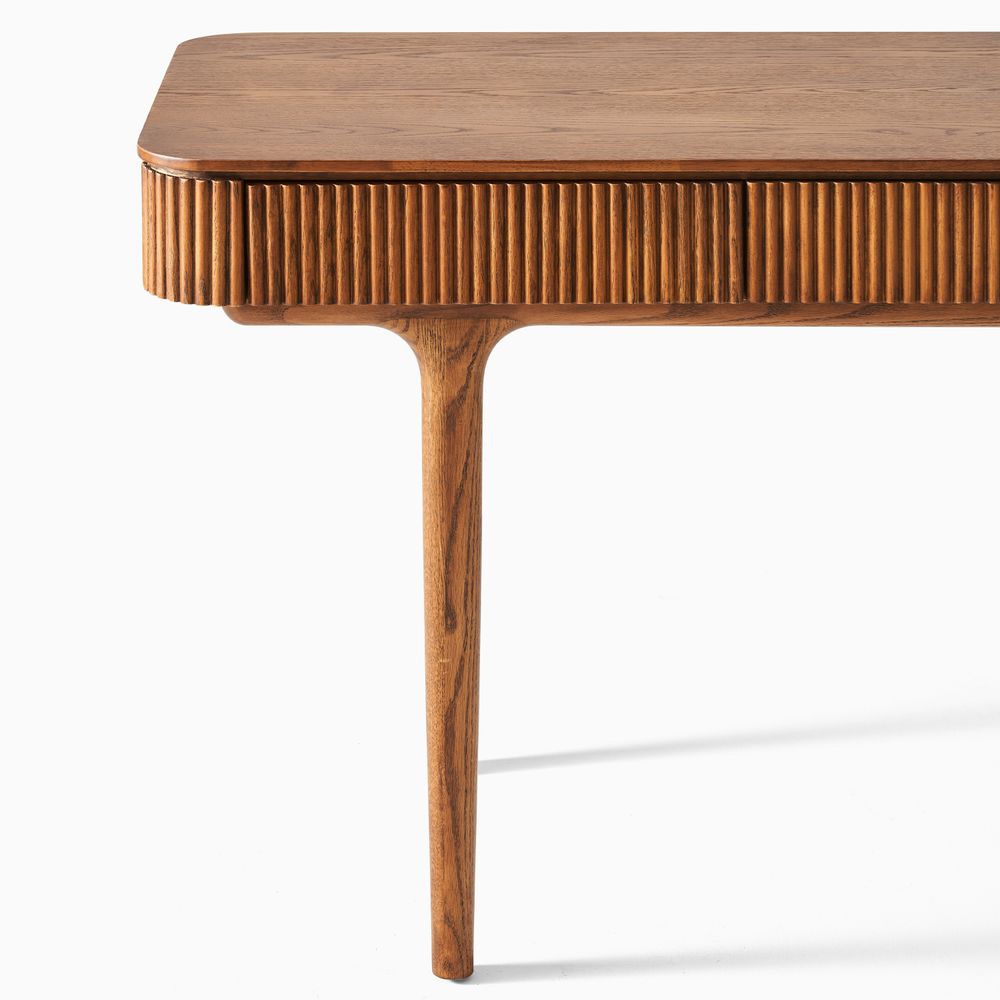 Edrik Oak Desk, 150cm - Exclusivia