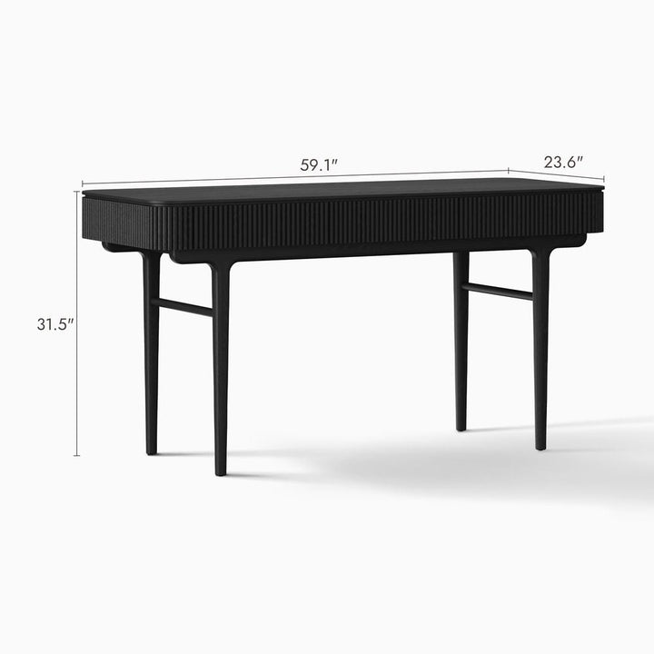 Edrik Oak Desk, 150cm - Exclusivia