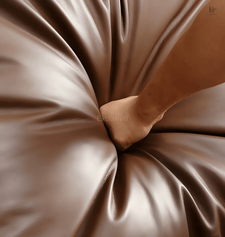EEMA Modern Genuine Leather Sofa - Exclusivia