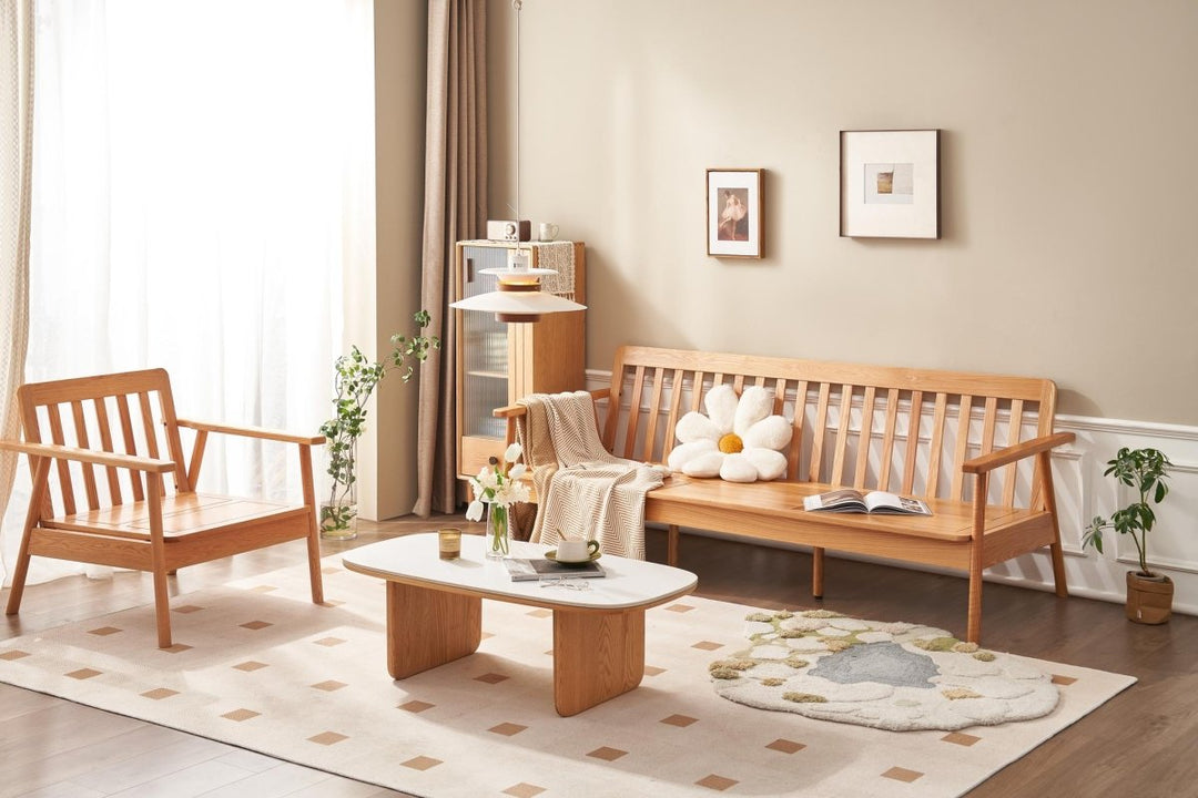Eiko Solid Wood Sofa - Exclusivia