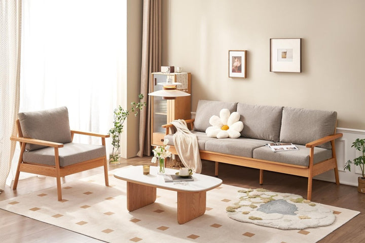 Eiko Solid Wood Sofa - Exclusivia