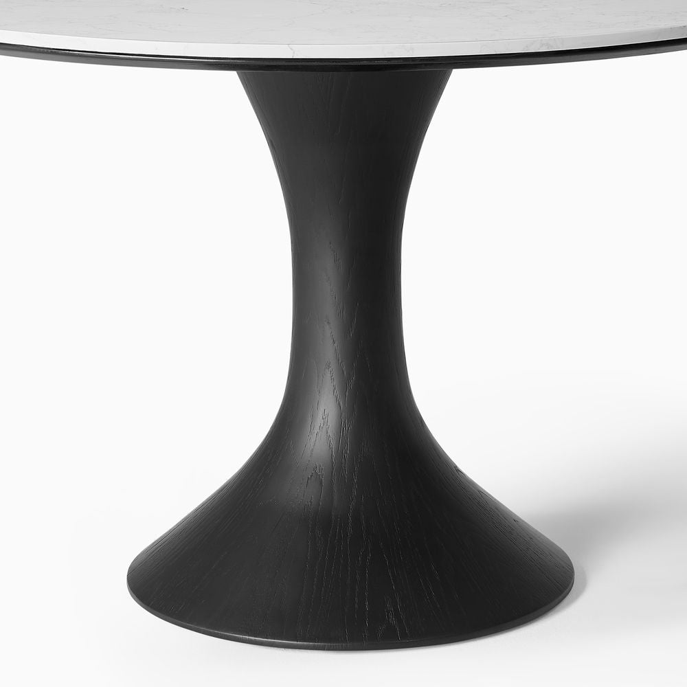 Elara Marble Dining Table, 120/150cm - Exclusivia