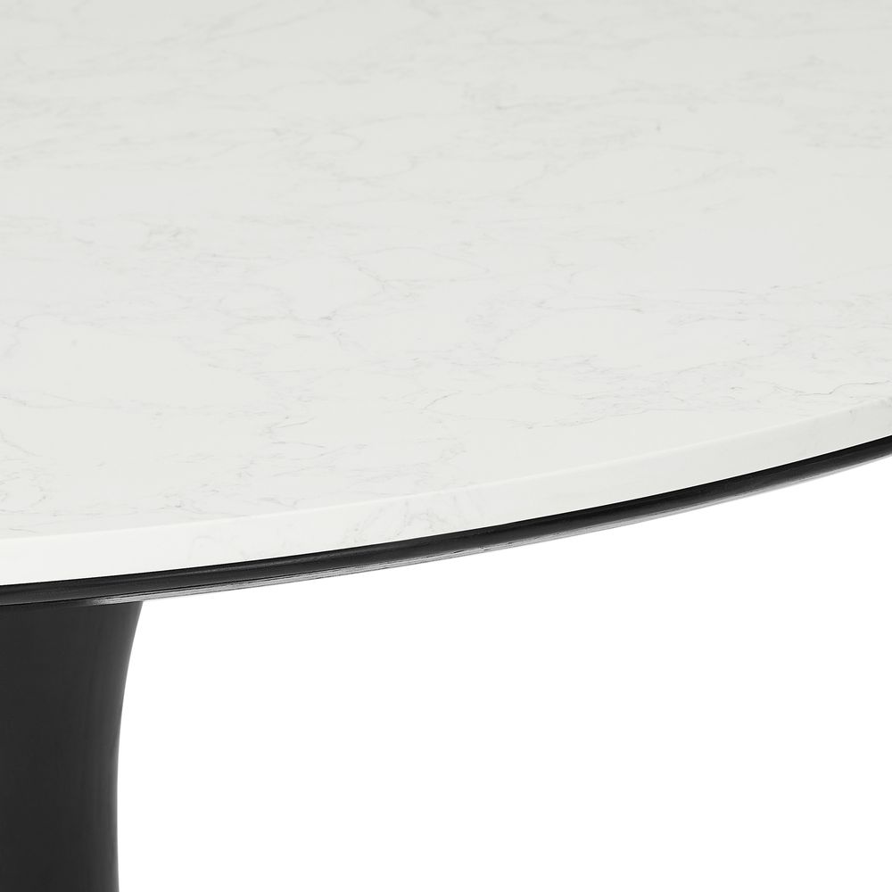 Elara Marble Dining Table, 120/150cm - Exclusivia